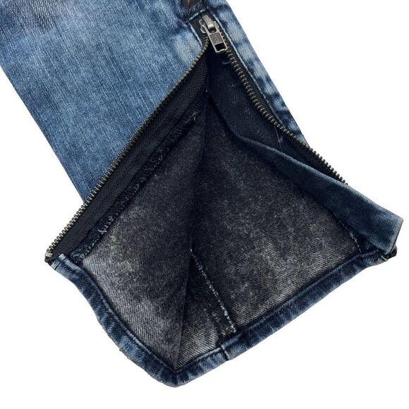 Pre-owned H&M Women Blue Jeans Slim Fit Stretch Cotton Skinny Denim US 26 Turkey - Picture 8 of 14